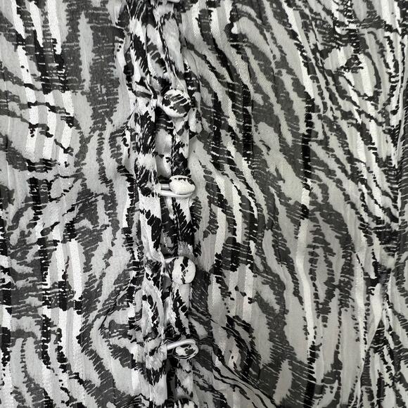Walter baker zebra blouse Sz S - Picture 5 of 6